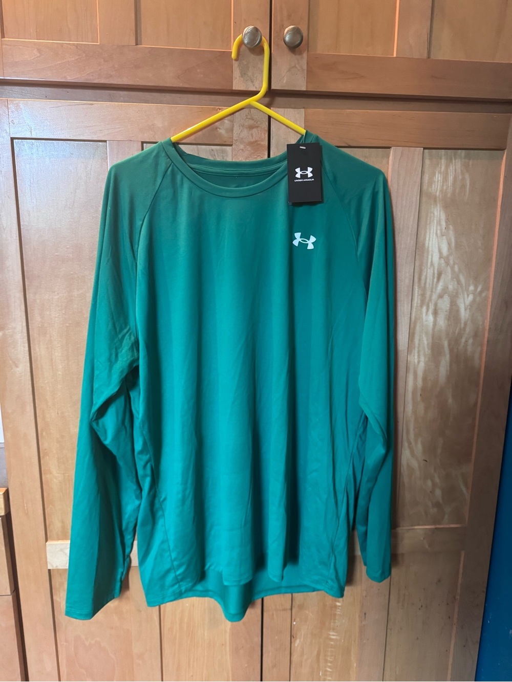 Under Armour Men's Long Sleeve Performance Shirt - Kelly Green